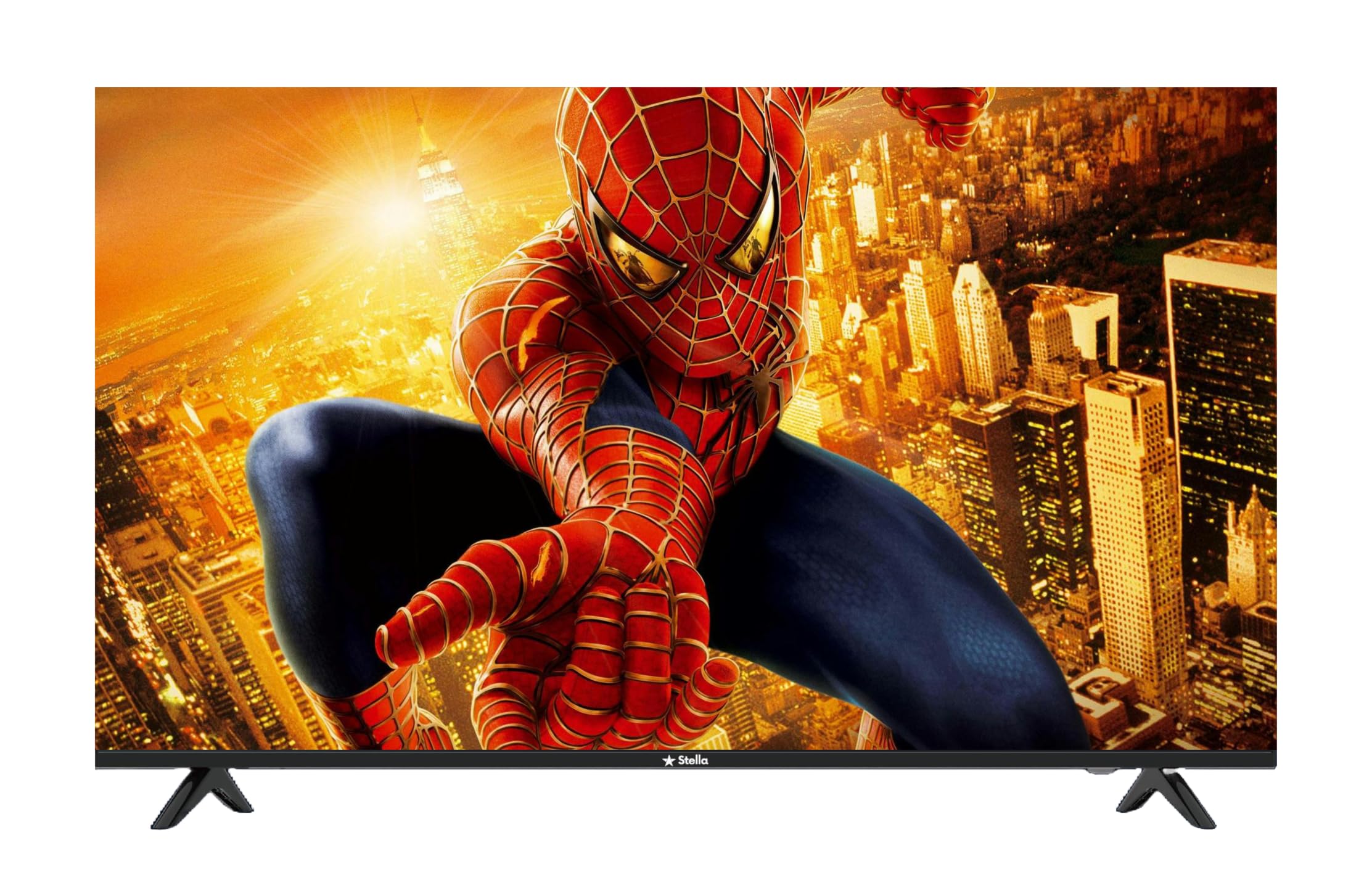 Stella 32 Inch Edgeless Android 14 Smart TV with Netflix, Youtube